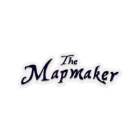 The Mapmaker (Logo Design) - Kiss-Cut Stickers