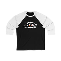 Scoot - Logo Design - Unisex 3\4 Sleeve Baseball Tee