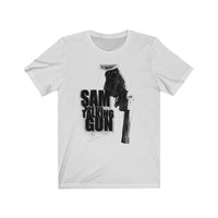 Sam and His Talking Gun (Gun Design)  - Unisex Jersey T-Shirt