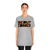 Scout Comics - Black Logo - Unisex Jersey Short Sleeve Tee