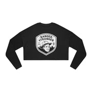 Ranger Stranger - B&W Logo - Women's Cropped Sweatshirt