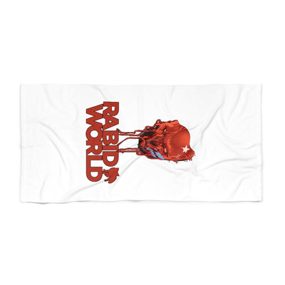 Rabid World (Head Design) - Beach Towel