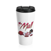 The Mall (Cheerleader Design) - Stainless Steel Travel Mug