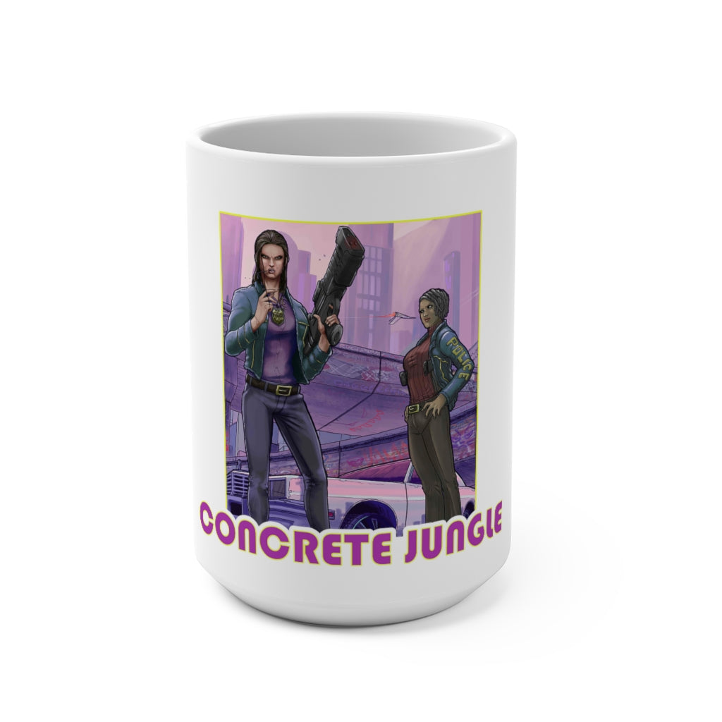 Concrete Jungle (Issue One) - White Coffee Mug 15oz