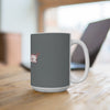 Drexler (White Logo Design) - Grey Coffee Mug 15oz