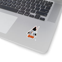 Stabbity Bunny (Clock Work Design) - Kiss-Cut Stickers