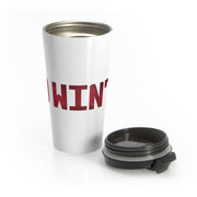 Red Winter (Logo Design) - Stainless Steel Travel Mug