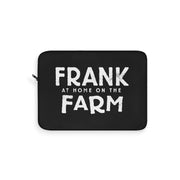 Frank At Home On The Farm (Logo Design) - Black Laptop Sleeve