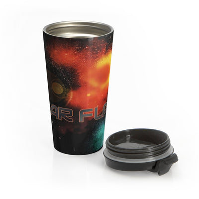 Solar Flare (Starburst Design) - Stainless Steel Travel Mug
