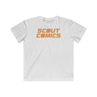Scout Comics Logo - Orange -Kids Fine Jersey Tee