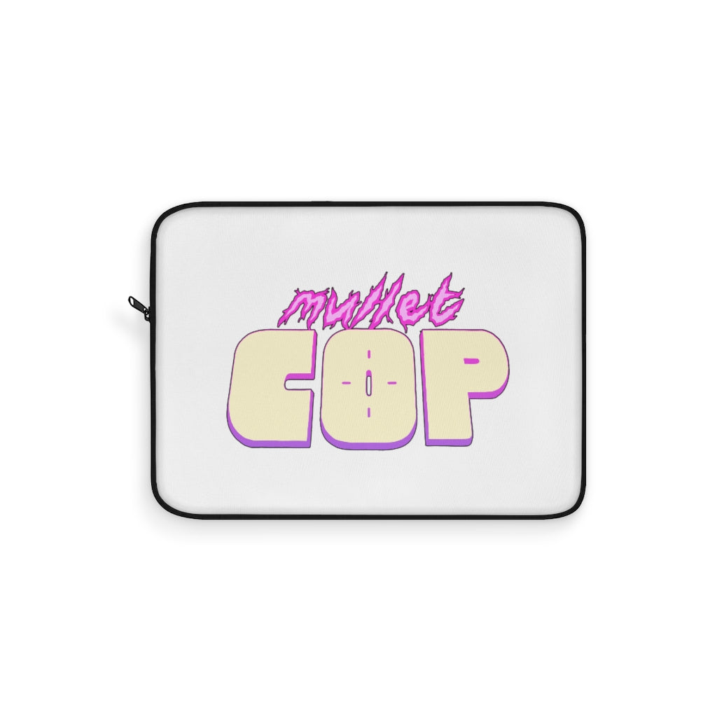 Mullet Cop (Logo Design) - Laptop Sleeve