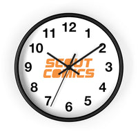 Scout Comics (Orange Logo) - Wall Clock