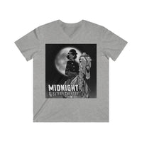 Midnight Western Theatre - Men's Fitted V-Neck Short Sleeve Tee