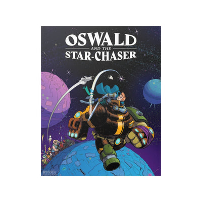 Oswald and the Star-Chaser - Welcome to Axis - Satin Posters (210gsm)