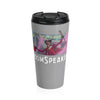Doom Speaker (Design) - White Stainless Steel Travel Mug