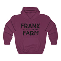 Frank At Home On The Farm (Logo Design) - Heavy Blend™ Hooded Sweatshirt