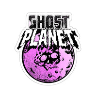 Ghost Planet - Purple Logo - Kiss-Cut Stickers