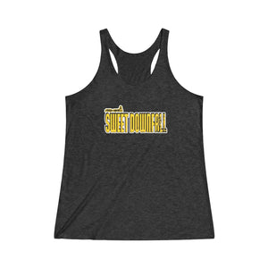 Sweetdownfall (Logo Design) - Women's Tri-Blend Racerback Tank