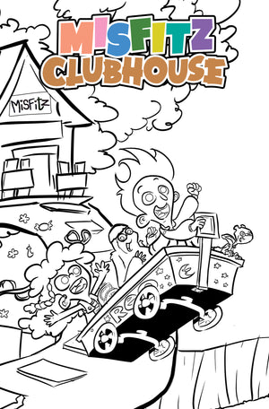 Misfitz Clubhouse #1 - Coloring Book Cover