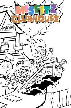 Misfitz Clubhouse #1 - Coloring Book Cover