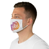 By The Horns (Logo Design) - Fabric Face Mask