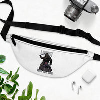 Locust (Down They Come Design) - White Fanny Pack