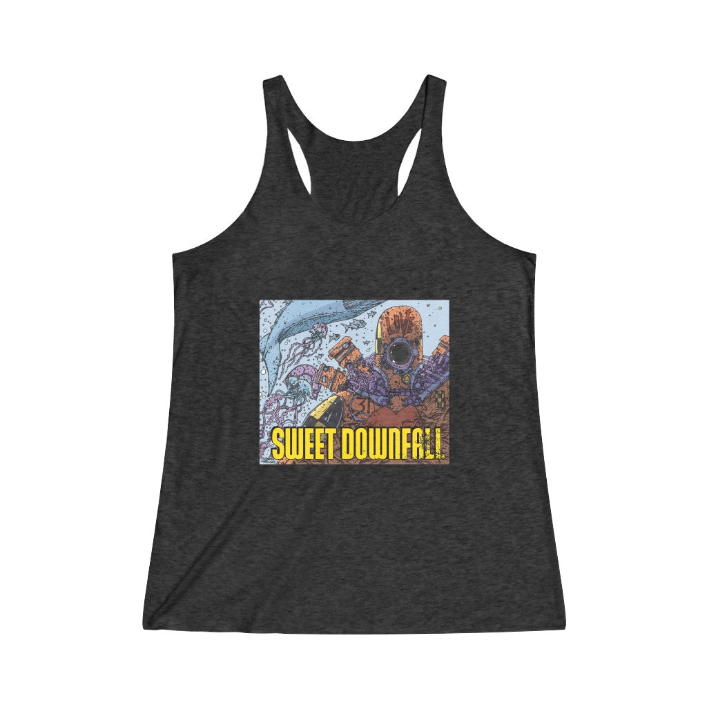 Sweetdownfall (Issue #1 Cover) - Women's Tri-Blend Racerback Tank