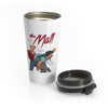 The Mall (Wedgie Design) - Stainless Steel Travel Mug