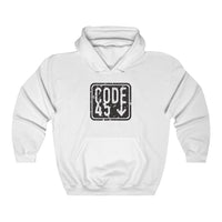 Code 45 (Logo Design) - Heavy Blend™ Hooded Sweatshirt