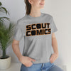 Scout Comics - Black Logo - Unisex Jersey Short Sleeve Tee