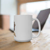 The Mapmaker (Design 2) - White Coffee Mug 15oz