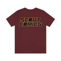 Scout Comics - Black Logo - Unisex Jersey Short Sleeve Tee