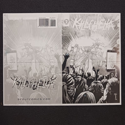 Killchella #2 -Cover - Black - Comic Printer Plate - PRESSWORKS