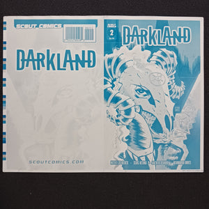 Darkland #2 - Cover - Cyan - Comic Printer Plate - PRESSWORKS - Victor Santos