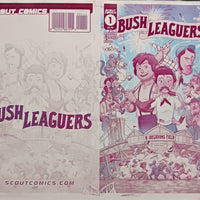 Bush Leaguers #1 - Cover Plate - Magenta - Printer Plate - PRESSWORKS - Comic Art - Joe Flood