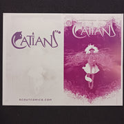 Catians Ashcan Preview - Cover - Magenta - Comic Printer Plate - PRESSWORKS - Luyi Bennett