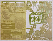 Agent of W.O.R.L.D.E #2 - Cover - Yellow - Comic Printer Plate - PRESSWORKS - Filya Bratukhin