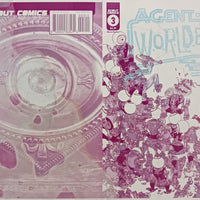 Agent of W.O.R.L.D.E #3 - Cover - Magenta - Comic Printer Plate - PRESSWORKS - Filya Bratukhin