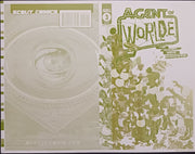 Agent of W.O.R.L.D.E #3 - Cover - Yellow - Comic Printer Plate - PRESSWORKS - Filya Bratukhin
