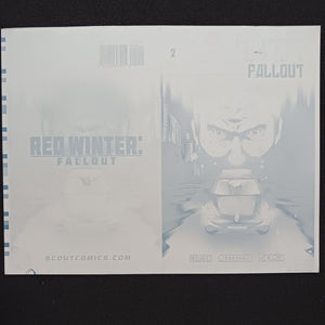 Red Winter Fallout #2 - Cover - Cyan - Comic Printer Plate - PRESSWORKS