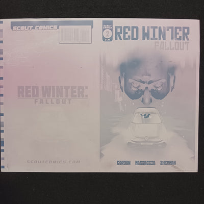 Red Winter Fallout #2 - Cover - Magenta - Comic Printer Plate - PRESSWORKS