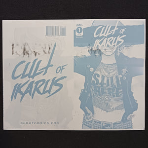 Cult of Ikarus #1 -  Cover - Cyan - Comic Printer Plate - PRESSWORKS - Karl Slominiski