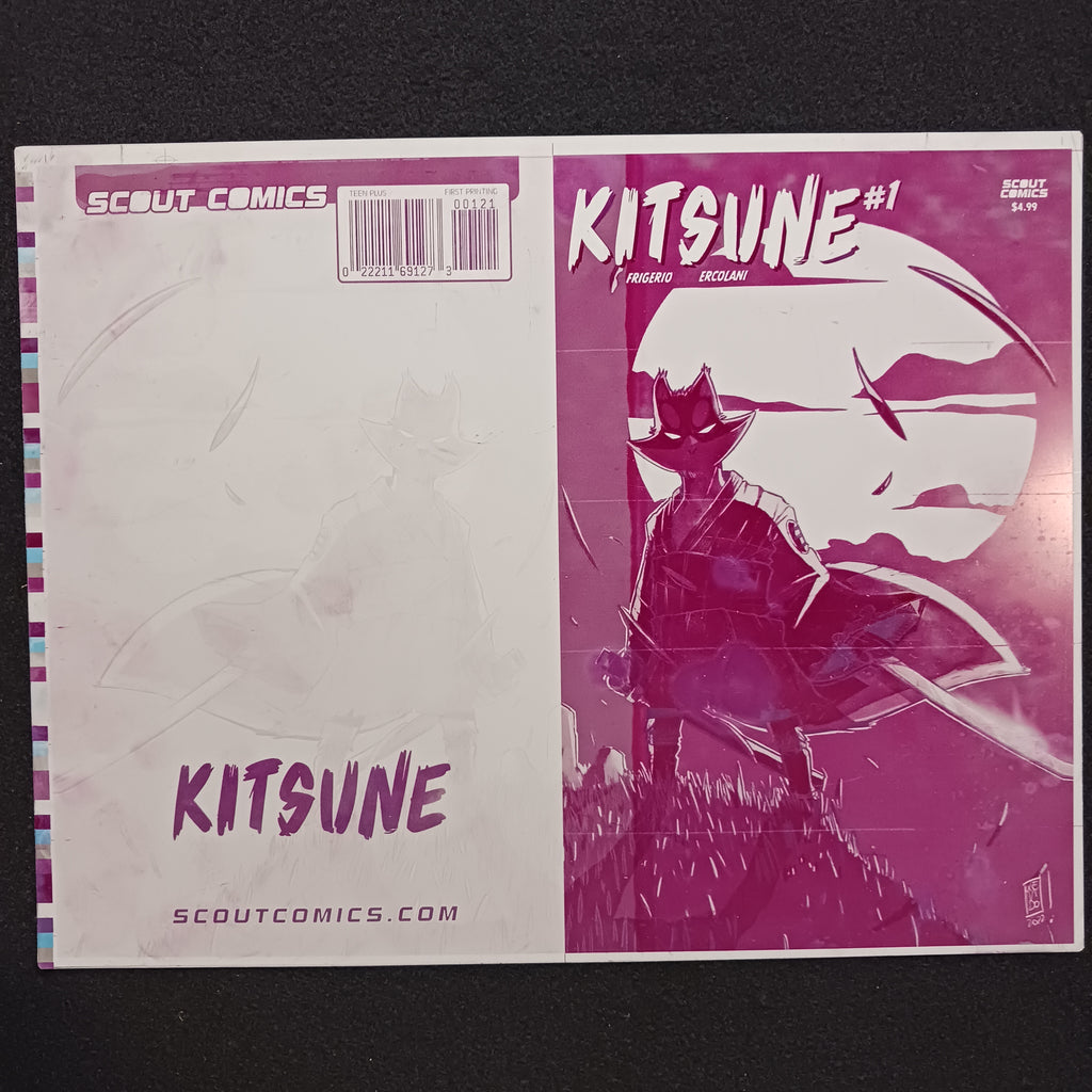 Kitsune #1 - 1:10 Retailer Incentive - Cover - Magenta - Comic Printer Plate - PRESSWORKS - Darick Robertson