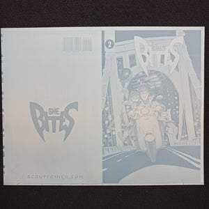 She Bites #2 - Cover - Cyan - Comic Printer Plate - PRESSWORKS