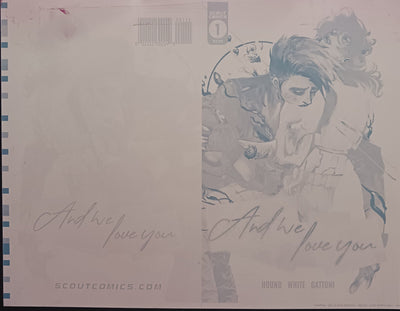 And We Love You #1 - Cover - Magenta - Comic Printer Plate - PRESSWORKS - Angela Wu