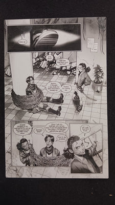 Darkland #2 - Page 7 - PRESSWORKS - Comic Art - Printer Plate - Black