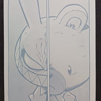 Mr. Easta #3 - Page 13 - PRESSWORKS - Comic Art - Printer Plate - Cyan