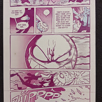 Mr. Easta #2- Page 20 - PRESSWORKS - Comic Art - Printer Plate - Yellow