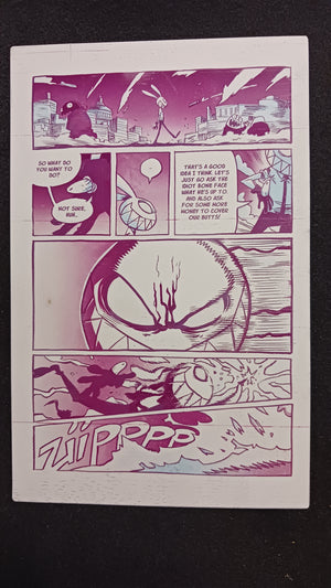 Mr. Easta #2- Page 20 - Yellow - Comic Printer Plate - PRESSWORKS