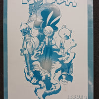 Mr. Easta #2 - Page 25 - Cyan - Comic Printer Plate - PRESSWORKS
